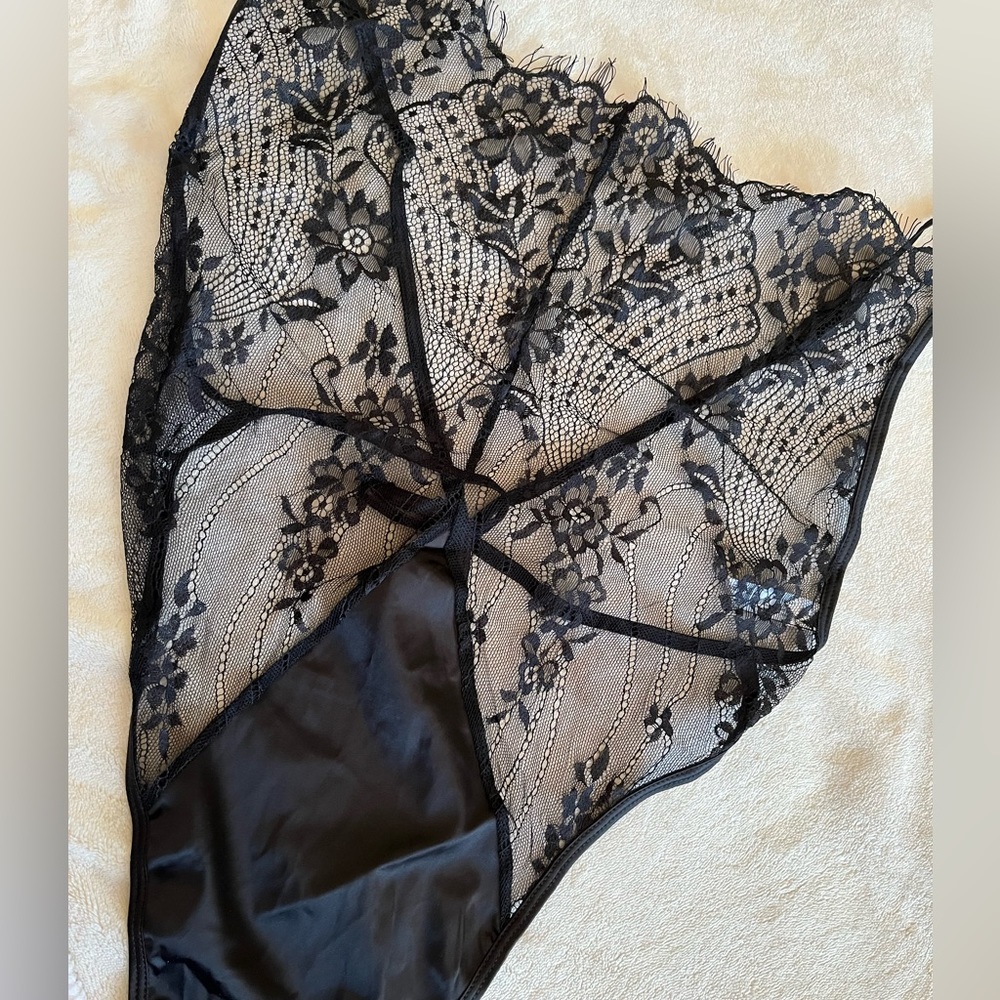 Embracing Lace Teddy & Robe Set, size L/XL